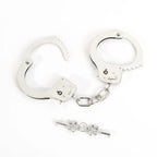DUTRIEUX Edelstahl Handschellen BDSM Fesselset Verstellbare Metallfußfesseln Kette Fetisch Fesseln Sexspielzeug für Paare