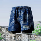 Badeboxer Herren Badehose Set Neu Strandbadehose Für Erwachsene Schnell Trocknende Surf-Badeshorts mit Futter Schwimmhose