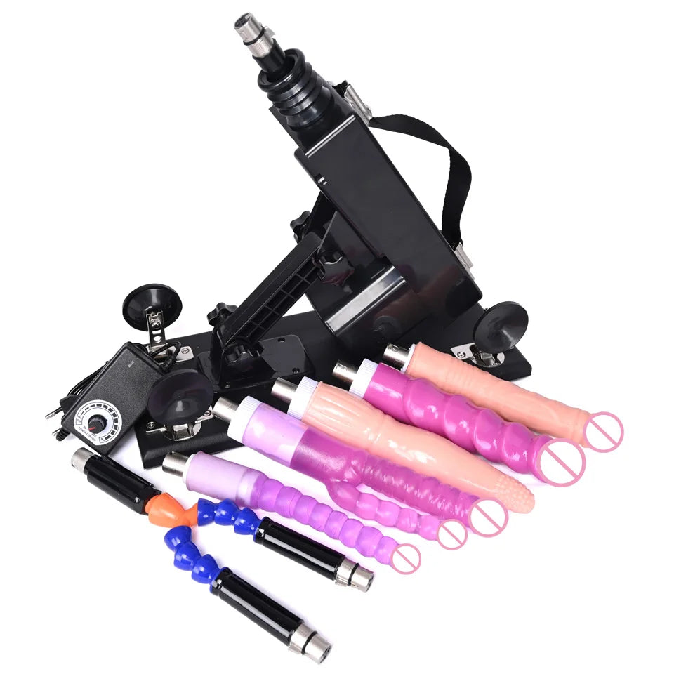 ROUGH BEAST Sexmaschine für Frauen und Männer mit Dildoaufsatz, automatische Masturbationsmaschine, 3XLR-Anschluss, Sexspielzeugprodukte