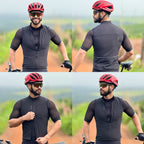 YKYWBIKE Herren Radsport Gelit Thermo-Fleece Fahrrad Windjacke Ärmellose Weste Winddicht Wasserdicht Radfahren