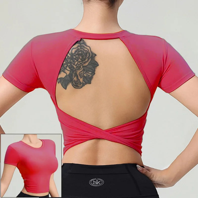 Cloud Hide Black Beauty Back Yoga Shirts Damen Langarmbluse Übergröße Sport Gym Fitness Top Laufshirt Workout Shirt
