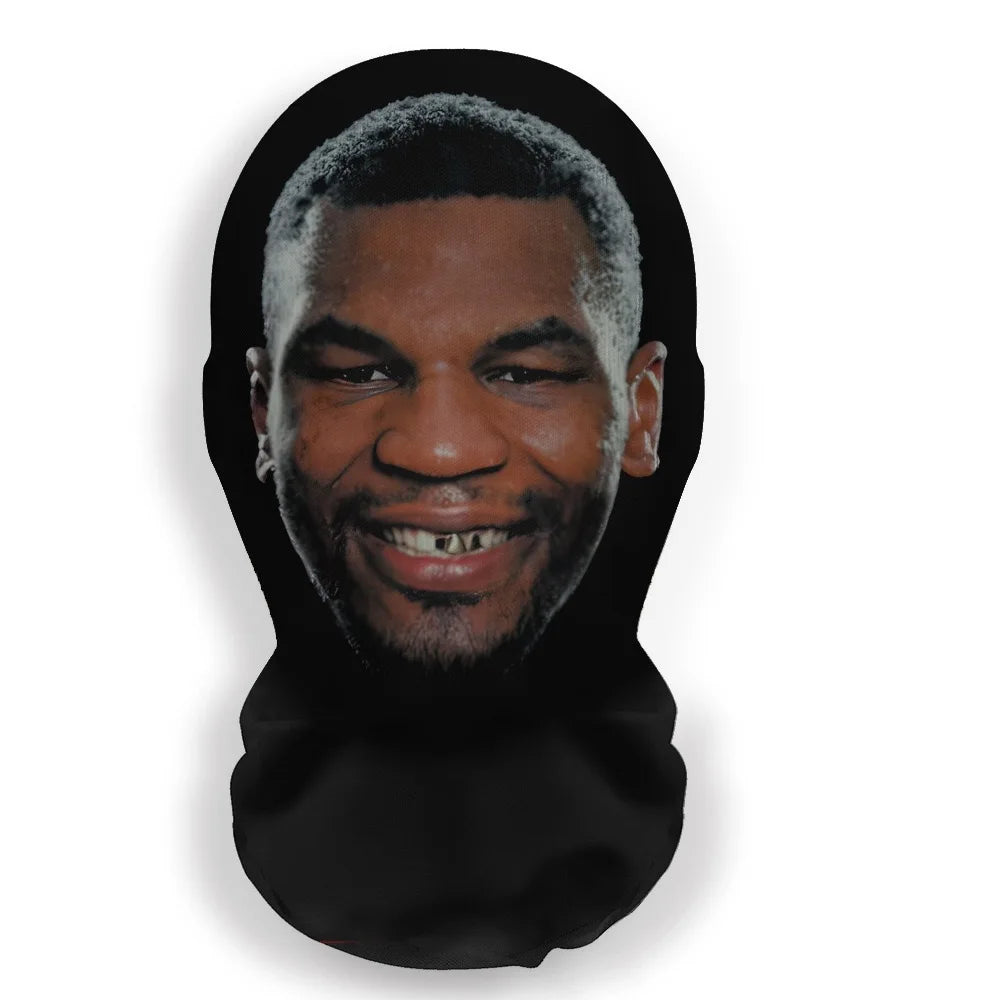 Cosplay 3D-gedruckte Kanye-Maske Stretch Mesh Vollgesichtsmaske Männer Frauen Rollenspiel Kopfbedeckung Halloween Maskerade Sturmhaube Kopfbedeckung