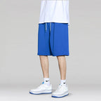 Herren-Sommer-Freizeithose in großen Größen, Strandhose, Laufhose, gerade kurze Hose, dünne Jogginghose, Freizeit-Loose-Shorts