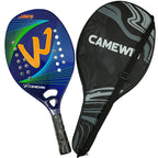 Camewin Beach-Tennisschläger 50% Carbon-Innenkern EVA-Schaum-Faser Mit Schutzhülle Hochwertiger Tennisschläger Neu 2024