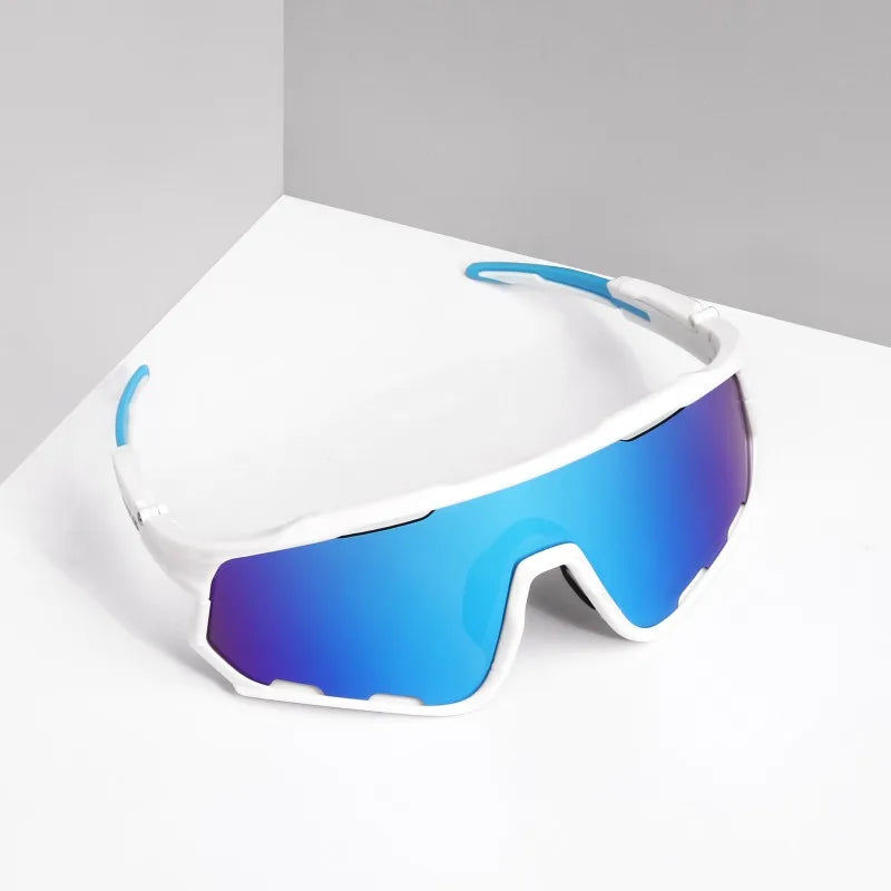 BUCKLOS Polarisierte Fahrradbrille UV400 Rennrad-Mountainbike-Brille TR-90 Rahmen Winddichte Outdoor-Sportbrille Fahrradteile
