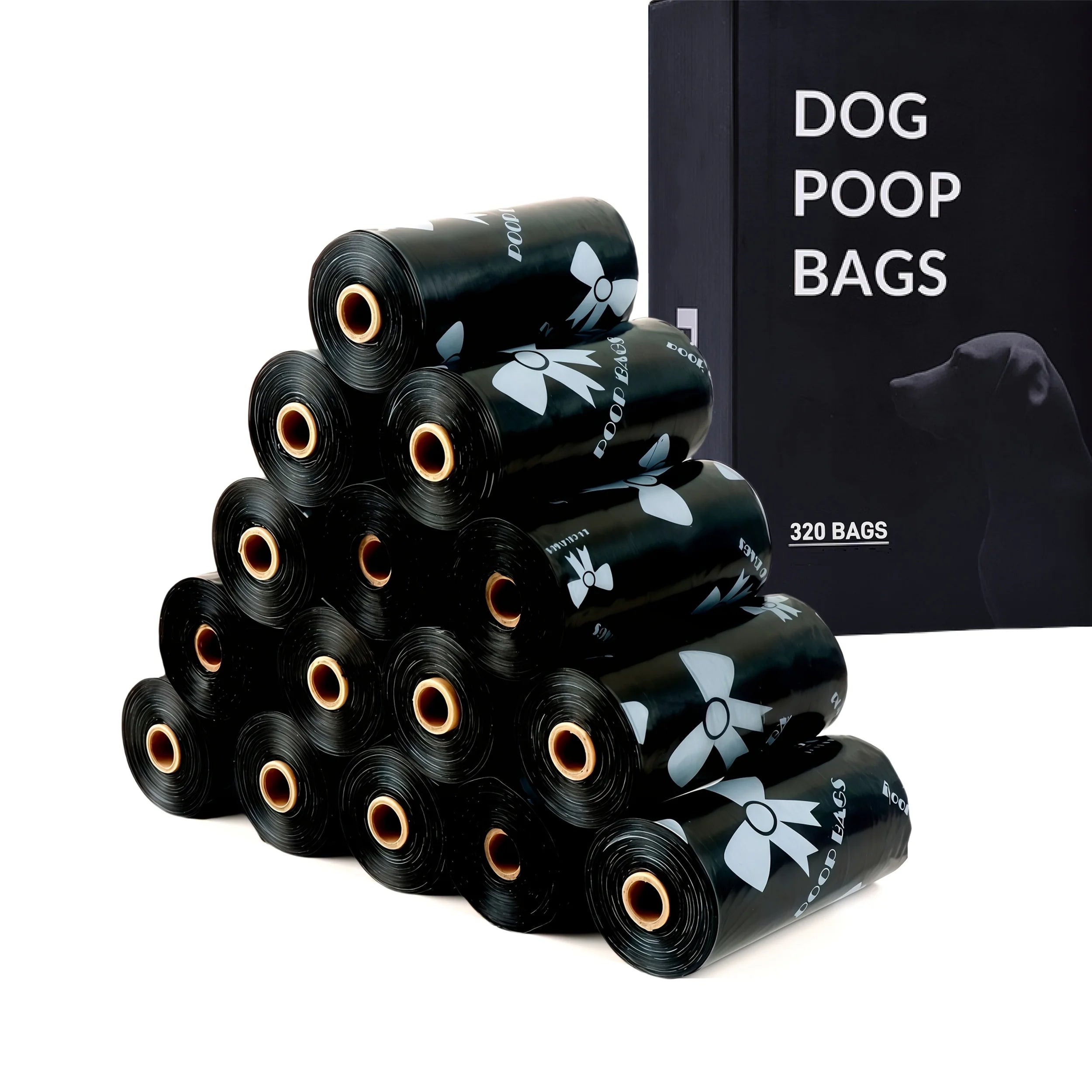 150 Stück strapazierfähige Hunde-Kotbeutel Müllbeutel, zum Reinigen aller Arten von Kleinmüll, hübsches Muster, Outdoor-Reiseutensilien Hauptbild
