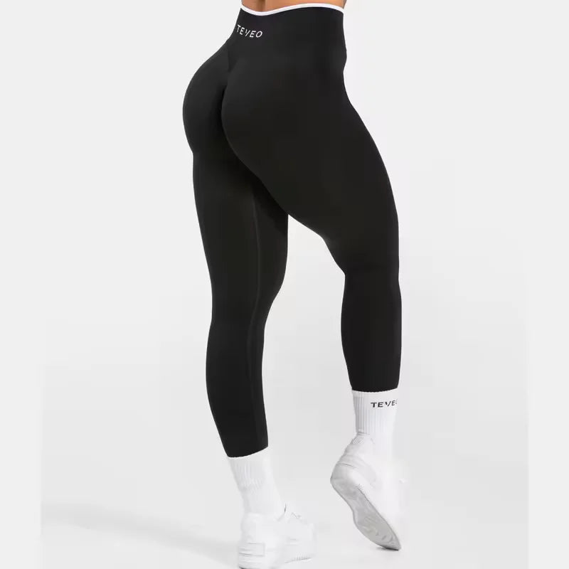 Hot Sale High Waist Nahtlose Scrunch Leggings für Damen Yogahosen Po-Lifting Lauf-Fitnessstudio Workout Tights Ignite Sculpt Serie