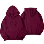 Women's Hoodies Pullover Spring Autumn Casual Hoodie 2026 Sweatshirts Solid Color Hoodies Oversize Black Sweatshirt Women Top