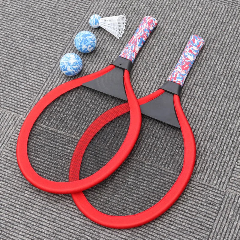 Eva Durable Kinder Tennis Schläger Set Leichte Kinder Strandball Sportspiel Plastik Outdoor Schläger Sport Multi