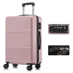 YONSLY Hartschalenkoffer 20/24/28 Zoll mit TSA-Schloss YKK-Reißverschluss 4 leise 360°-Rollen Netzfach Trolley Rollgepäck Handgepäck Koffer für Geschäftsreisen, Urlaube, Familienausflüge und Wochenendtrips