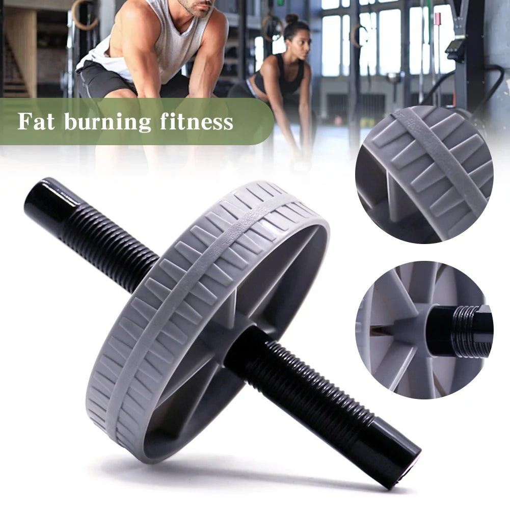 Workout AB Roller Wheel Non-slip Abdominal Roller No Noise Abdominal Trainer Abdominal Exerciser for Home Gym Strength Workouts Main image