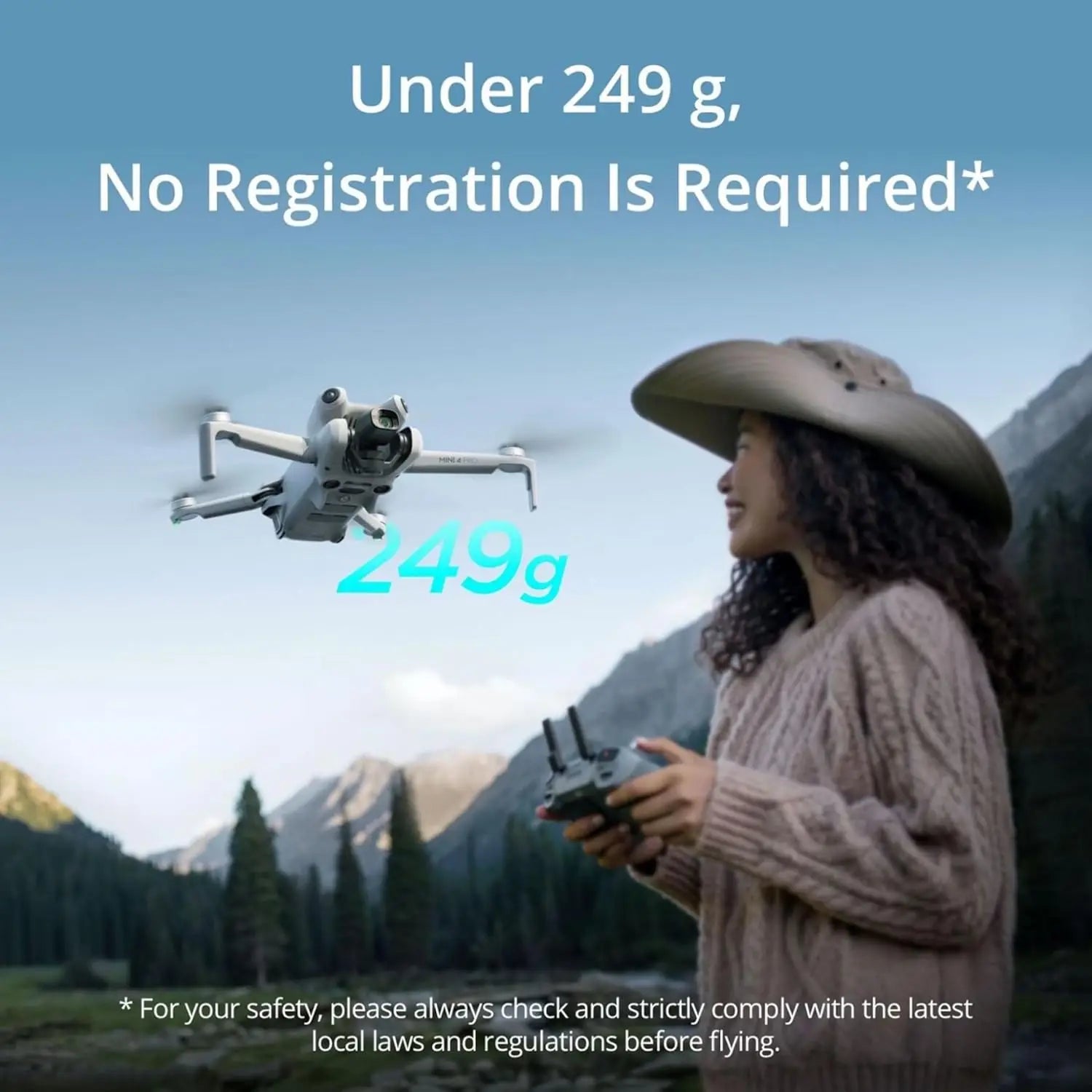 DJI Mini 4 Pro Minidrohne mit 4K HDR Videokamera 34 Minuten Flugzeit 20km maximale Videoübertragungsreichweite Neu Original C0