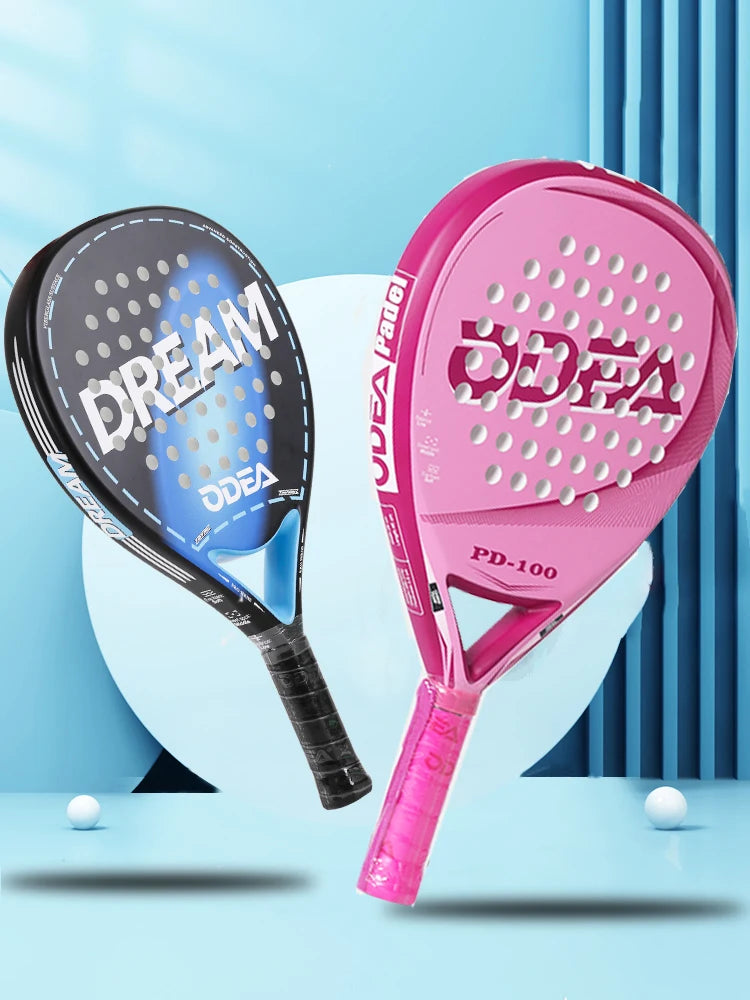 Odea Platte Tischtennis-Schläger Käfig Strand-Paddel Professioneller fortgeschrittener Kohlefaser Sport-Schläger Outdoor Sport-Schläger