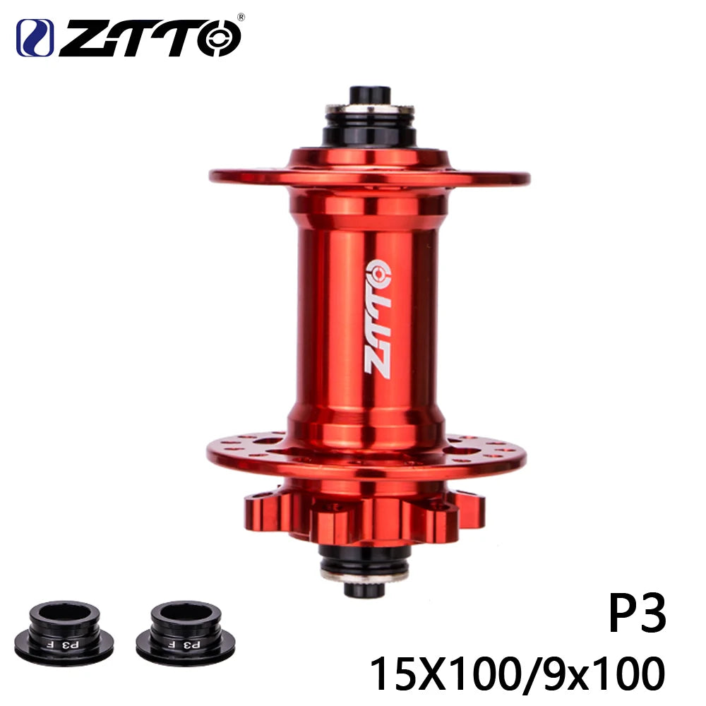 ZTTO MTB 32 Loch Scheibenbremsnabe Vorderradnabe 6-Loch Boost Nabe 15x110 Steckachse 15x100 32H Maza 9x100 QR gedichtete Lager