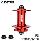 ZTTO MTB 32 Loch Scheibenbremsnabe Vorderradnabe 6-Loch Boost Nabe 15x110 Steckachse 15x100 32H Maza 9x100 QR gedichtete Lager