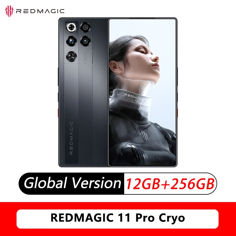 (Gebrauchtes) Gaming-Handy RedMagic 11 Pro 5G, Internationale Version, Bildschirm Ins, Prozessor-Typ 8 Elite Gen 5, Akku-mAh, 50 MP Kamera, NFC-kompatibel