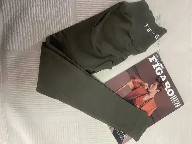 TEVEO – Atmungsaktive Fitness-Leggings für Damen, hochwertige Yoga-Hosen, hochelastische Radlerhosen