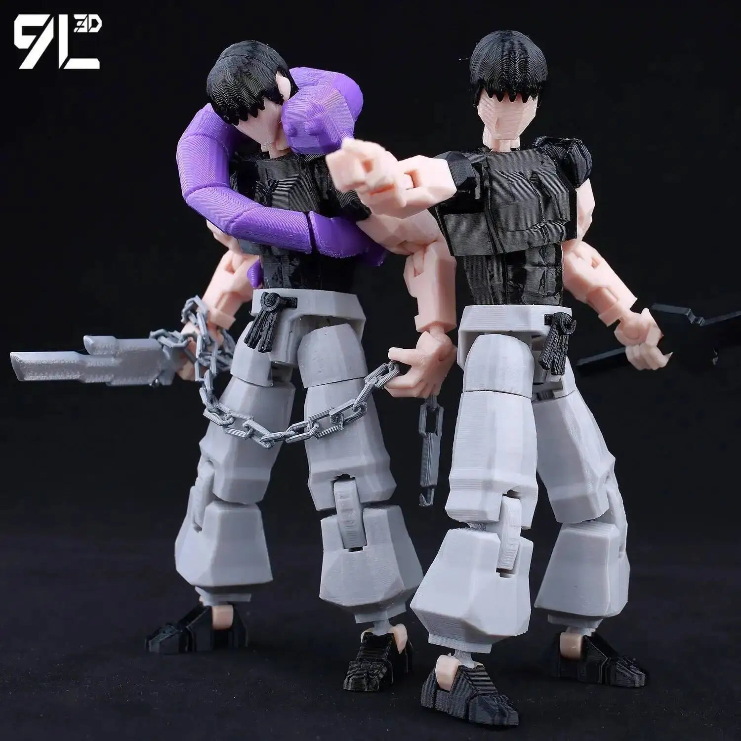 9L3D Lucky13 Gojo Sukuna Jujutsu Fushiguro Toji Gojo Satoru Actionfigur Dummy13 T13 Mehrgelenkige Sammlerstücke Titan13