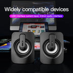 PC-Lautsprecher Für Computer Laptop Notebook Desktop Lautsprecher Mini-Soundbox Musik-Bocina Säulen-Akustik Lautsprechersystem