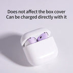 3 Pair Silicone Eartips For Apple AirPods 4 Replacement Ultra Thin Rubber Earbuds Ear Tips For Airpod 4 Anti-Slip Earphone Cover