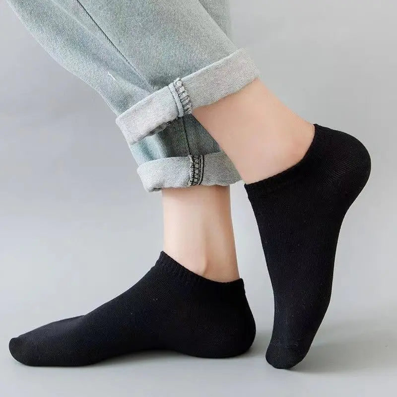 10/20/30 Paar Herren Socken Ankle Socks Weiß Schwarz Atmungsaktiv Bequem Schweißabsorbierend Boot Socken Unisex Freizeit Uni Kurze Socken