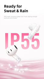 Baseus Bass BS2 Lite True Wireless Earbuds Bluetooth 6.0 Semi-in-Ear Earphones 2-Mic AI ENC 40H Playtime IP55 SuperBass Ear buds