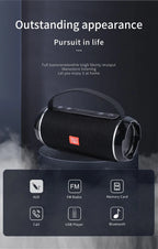 Bluetooth-Lautsprecher TG116c TWS Drahtlos Leistungsstarker Tragbarer Outdoor-Lautsprecher Wasserdichter Subwoofer 3D-Stereo-Sound Freisprechfunktion