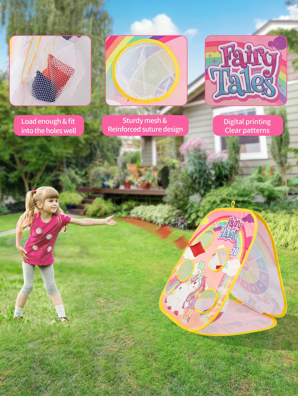 3-in-1 Bohnensackwurfspiel-Set für Kinder - Interaktives Eltern-Kind-Spielzeug für Schulsport, Geburtstag & Ostergeschenke