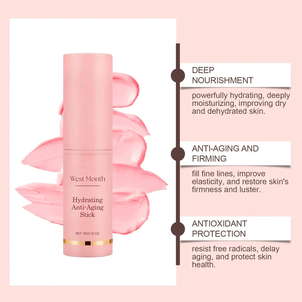Kollagen Anti-Falten Multi Bounce Balsam Stift Sofortige Anti-Aging Straffung Anhebung Aufhellung Mattierende Gesichtshaut Feuchtigkeitspflege Kosmetik