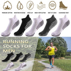 3 Paar professionelle Lauf-Sport-Fitness-Knöchelsocken Herren Handtuchsocken Outdoor-Sport Kurze Socken Herren und Damen Socken GIFRS