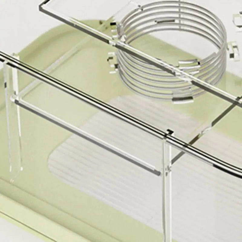 Wandmontierter Feuchttuchhalter Wandmontierter Feuchttuchspender mit Kapazität EasyOpen Federplatte Multifunktional D-ABAM