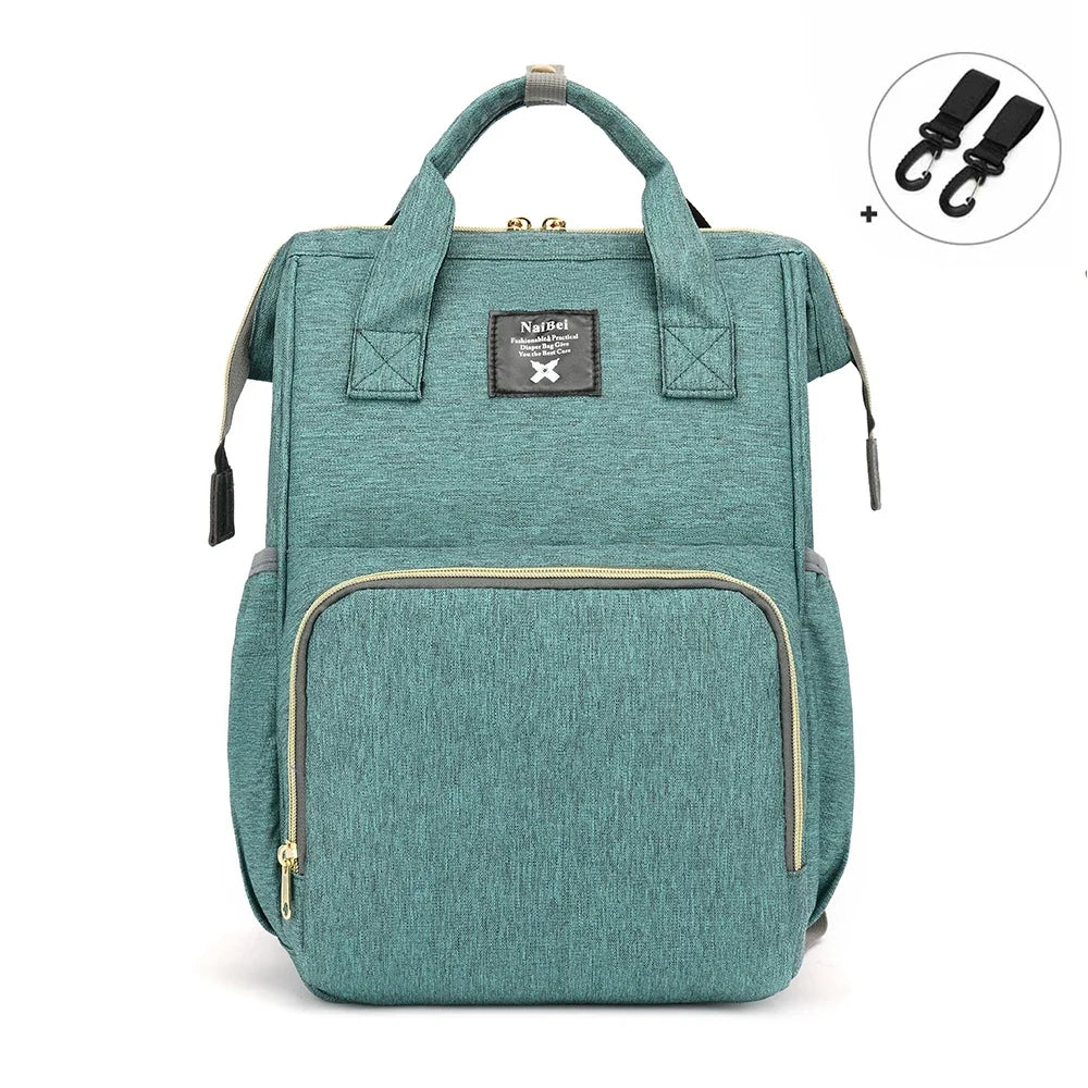 Wickeltasche Baby Wickeltasche Wasserdichter Rucksack Mode Mama Mutterschaft Markenrucksack für Mütter