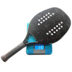 HOOWAN BLACKSHARK Beachtennis Schläger Carbon UD Graphit Raue Oberfläche Weicher Weißer EVA Kern Schläger Beachtennis 22MM