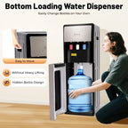 Elektrischer Warm- und Kaltwasserspender, vielseitiger stehender Wasserspender mit unterer Beladung für Zuhause und Büro, 110V US/220V EU
