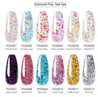 Limegirl Nagelset Nagelgel-Werkzeugset 54W Nagellampe 18/12/7 Farben UV-Gel-Nagellack-Set Enthält Nagelfräser Nagelset