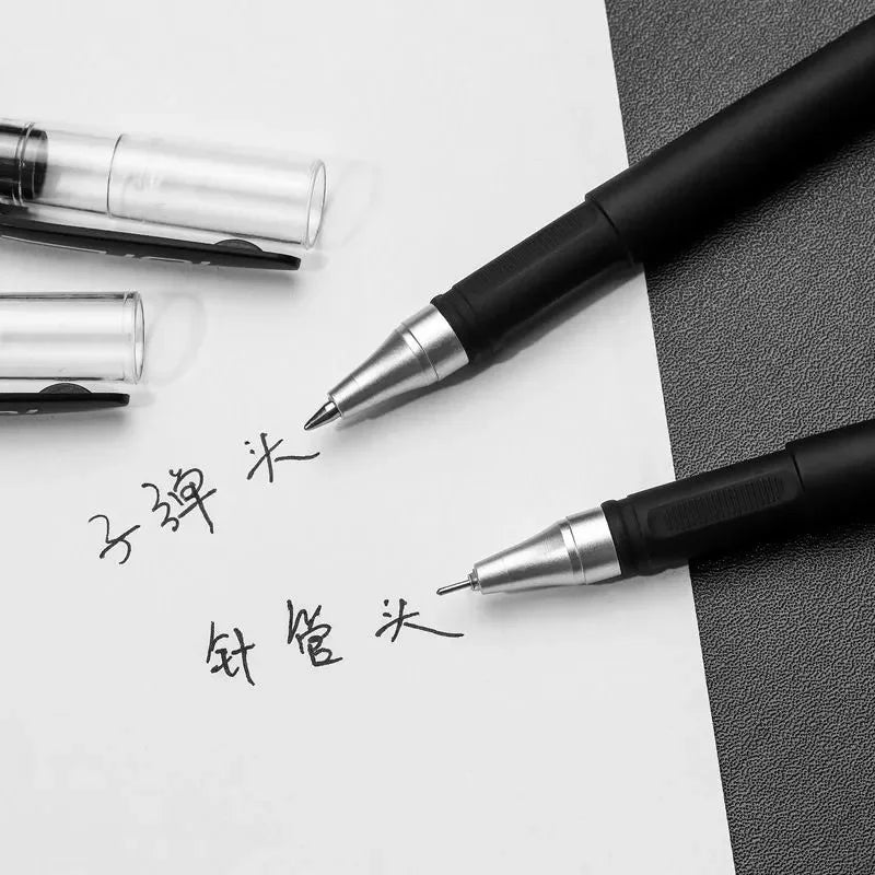 Gelstifte Set 0,5 mm Schwarz Blau Rot Nachfüllung Gelstift Rundspitze Schul- & Bürobedarf Schreibwaren Kawaii Zubehör Schreibwaren
