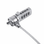 Laptop and PC anti-theft devices, combined security lock, cable chain, 4-digit password