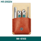 MR.GREEN Tragbares Maniküre-Set Nagelknipser Reise-Werkzeugset Edelstahl Geschenkbox für Freunde oder Familie