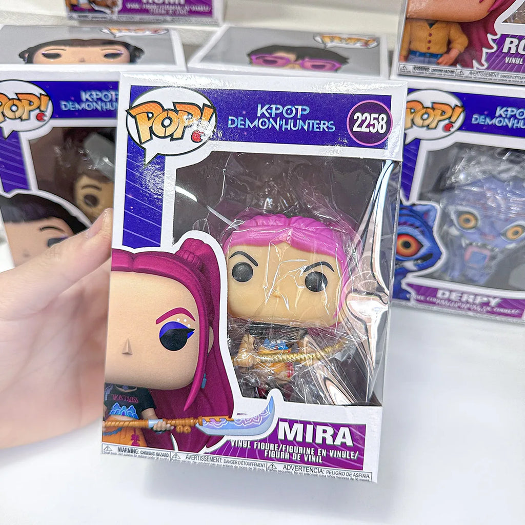 Funko POP KPOP Hexenjäger-Gruppe Trendiges Handheld-Büroperipherie-Spielzeug-Cartoon-Modell-Ornamente Jungen-Geburtstagsgeschenk