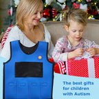 Sensory Weighted Vest for Kids for Autism Hyperactivity Mood Processing Disorders Children Breathable Comfort Compression Vest