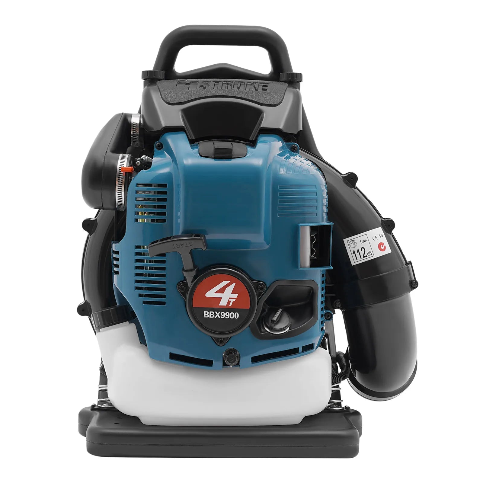 75.6CC 4-Takt Benzin-Rucksacklaubbläser, 2600W 498FT mit Tempomat, zur Reinigung von Gartenabfällen, kommerzieller und privater Gebrauch