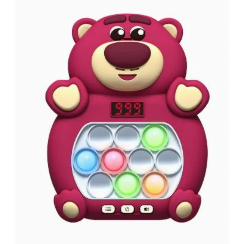 Lotso Game 3D Ground Mouse Challenge Stressabbauende Spielkonsole Quick Push Game Pop Up Quick Push PuzzleToy Geburtstagsgeschenk