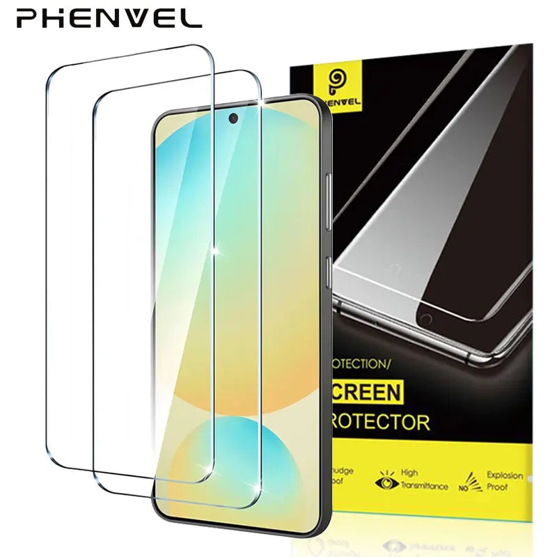 Hochtransparentes Schutzglas für Samsung Galaxy S24 Ultra S22 Plus S21 S23 FE S25 Displayschutzfolie Splitterschutz Gehärteter Film Hauptbild