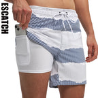 ESCATCH Sommer 2026 Neue Mode Polyester Badeshorts Herren Gym Board Schnelltrocknend Elastischer Bund Traje De Baño Strandhose