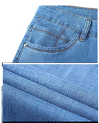 Herrenhose Büro Business Jeans Herren Klassische Blau Schwarz Baumwolle Stretch Straight Denim Hose Herren Marken Hosen