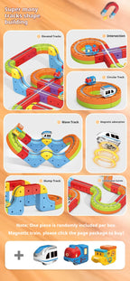 Elektrisches Magnetschwebebahn-Set für Kinder – Anti-Schwerkraft DIY Montage Magnetische Montageschiene Lernspielzeug für Jungen