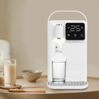 3L Weißer Instant-Heißwasserspender mit LED-Anzeige 19*24*29,5cm Schnelle Heizung Wasserspender Büro Desktop Wasserspender