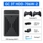3TB Tragbare Gaming-HDD LaunchBox/Retrobat/Playnite Retro-Spielekonsole mit über 17300 AAA-/3D-/Retro-Spielen für PS4/PS3/PS2/Switch/Wii