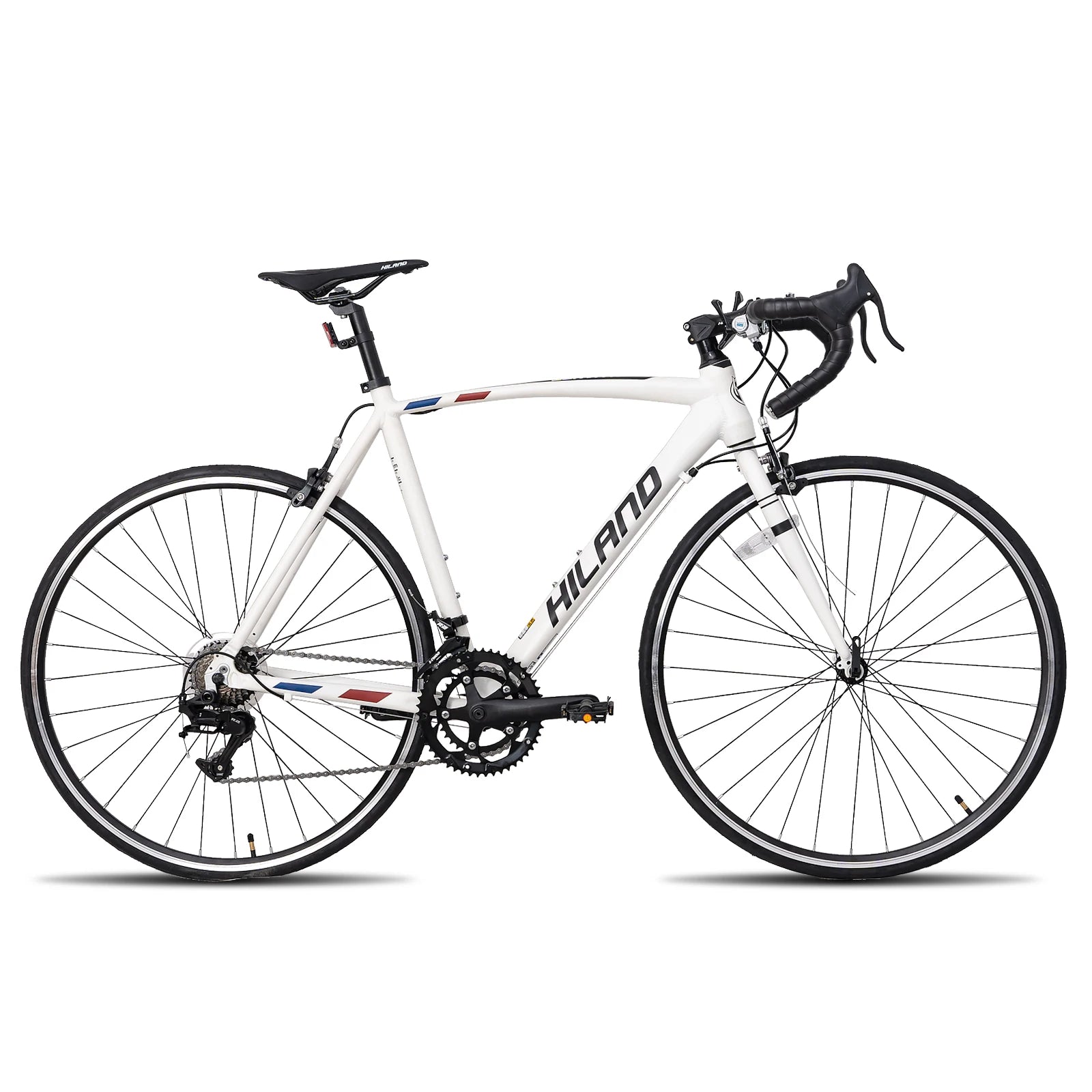 Hiland 700c Rennrad, 14 Gänge, leichter Aluminiumrahmen, Rennrad, City-Commuter-Rennrad für Damen und Herren