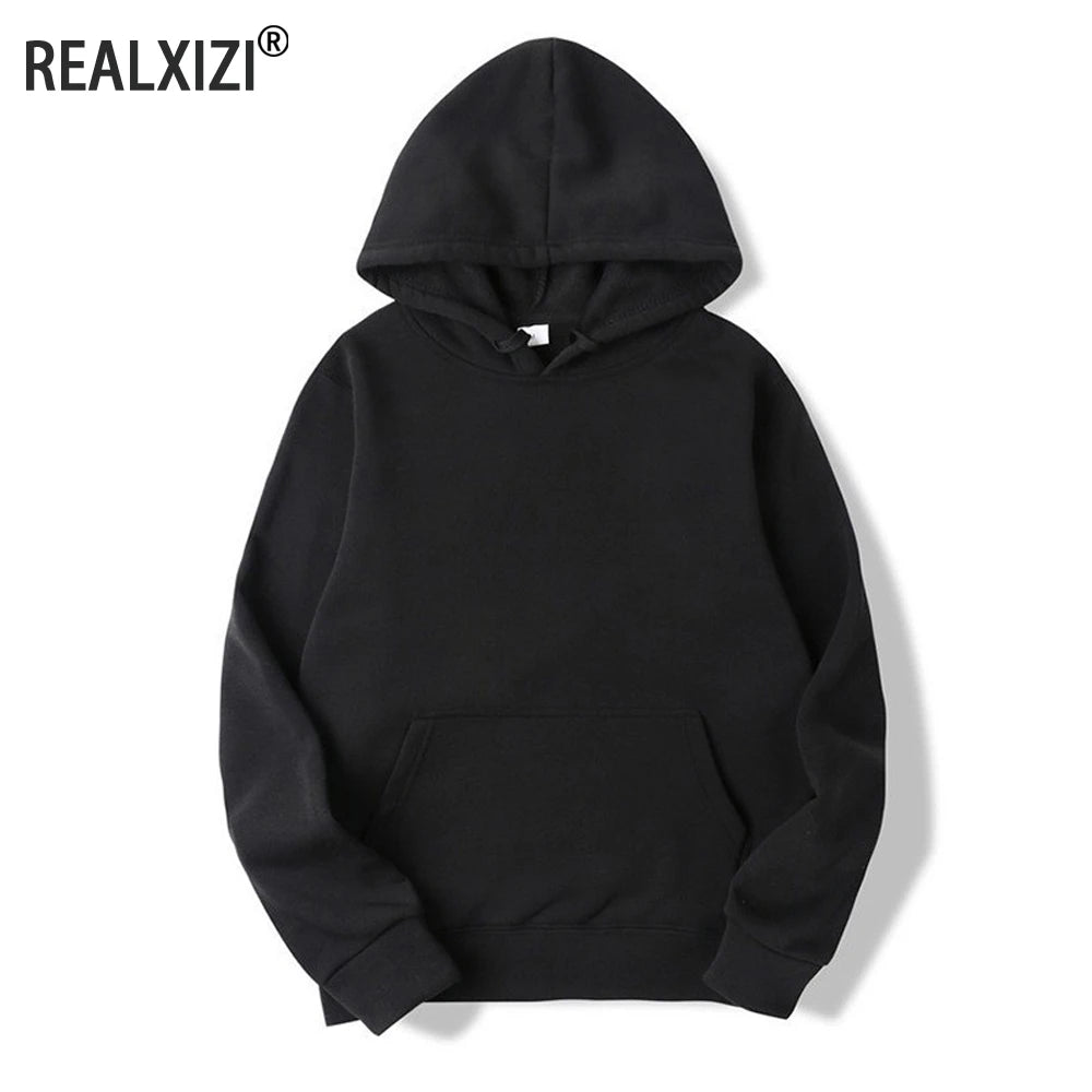 Men's Hoodies Women Pullover Spring Autumn Casual Hoodie Sweatshirts Solid Color Hoodies Oversize Black Sweatshirt For Male Hauptbild